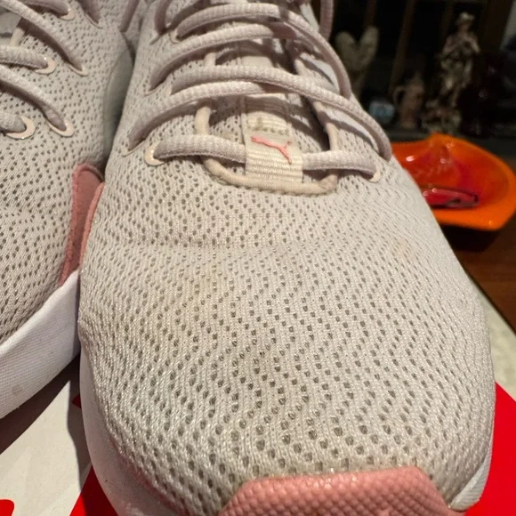 Puma Pink and White Sneakers - Picture 6 of 9